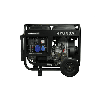 Generador Hyundai Diesel 5/5,5 Kw/Kva Partida Eléctrica Monofásico Abierto