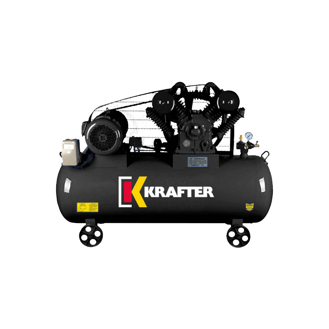 Compresor 300L 10HP ACK-300 Krafter 1