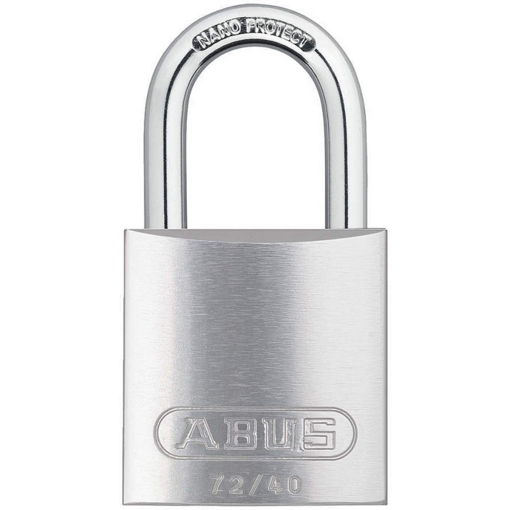 Candado Aluminio 72/40 Hb40 Kd Rtn Plata Abus