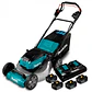 Cortacésped Autopropulsada 21/18V x2/BL1850B x4/DC18RD x1/deck Acero Makita - Miniatura 1