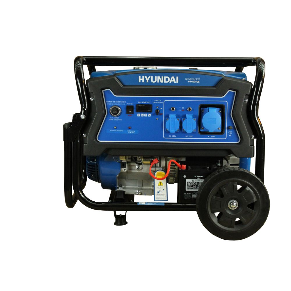 Generador Gasolina Partida Eléctrica 6.5kw 82HYGT9250E Hyundai
