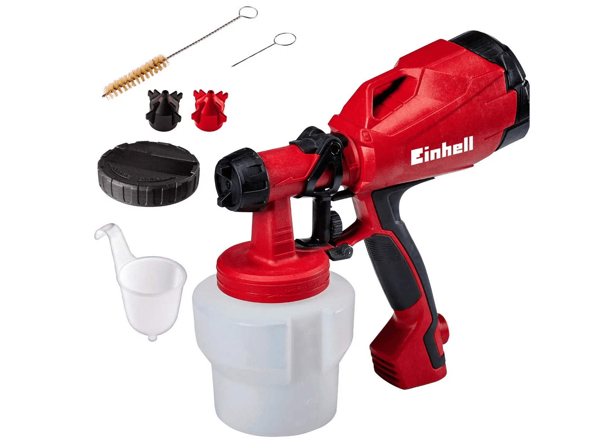 Pistola de Pintura 1 Litro 500 Watts TC-SY 500S Einhell Rojo