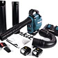 Soplador - Aspirador / Kit de Aspiración / 2 Bl1850b + 1 Dc18rd Makita - Miniatura 1