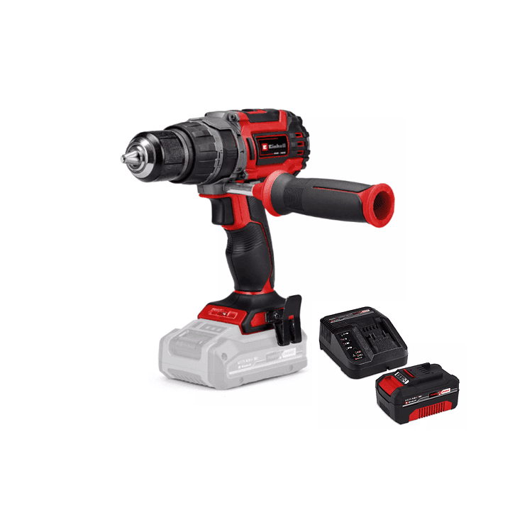 Taladro Percutor Inalámbrico EINHELL TP-CD 18/60 Li-i BL + Starter Kit 4Ah 1