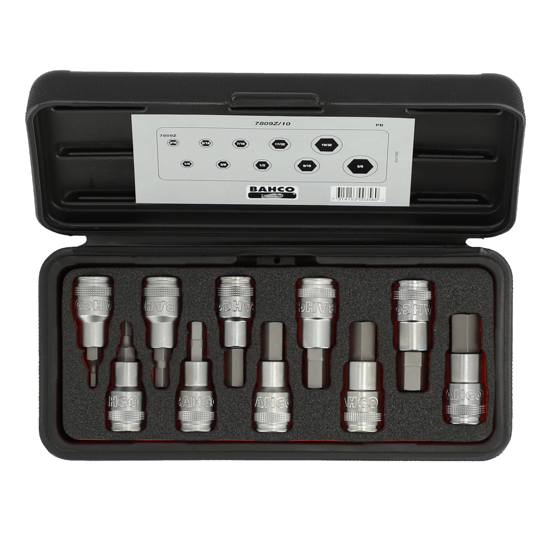 Juego de Dados Hexagonales Bahco 7809Z/10 10 Piezas 3