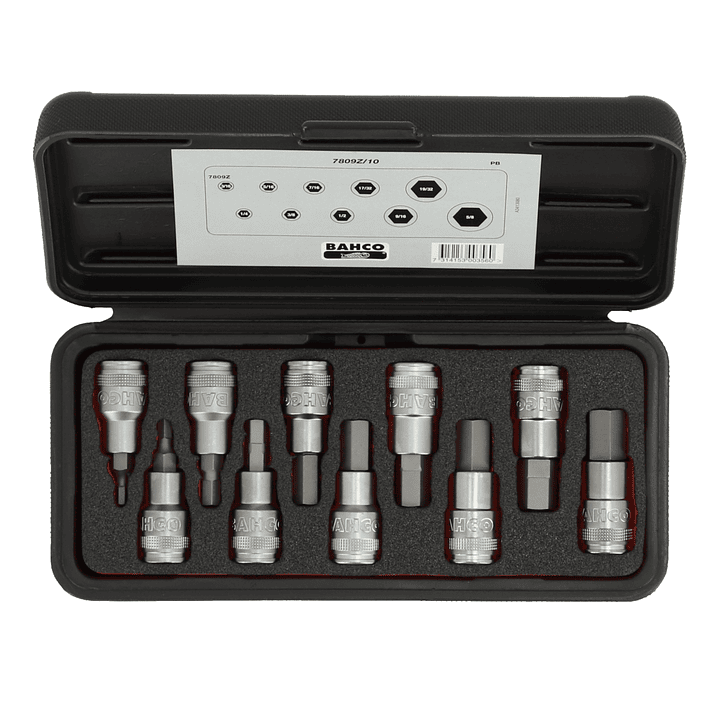 Juego de Dados Hexagonales Bahco 7809Z/10 10 Piezas 3