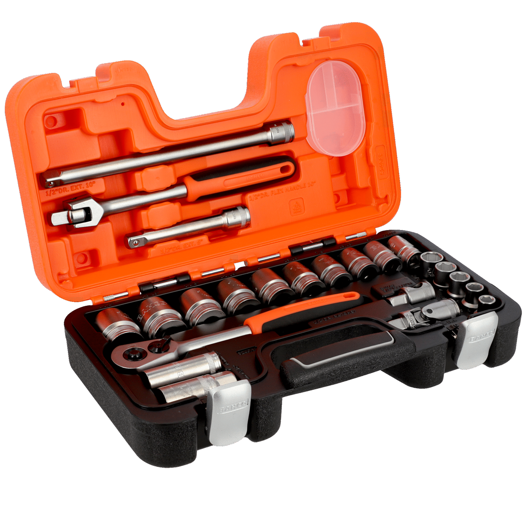 Juego de Dados 1/2” 24 Piezas Bahco S240AF – Precisión y Resistencia Profesional 1