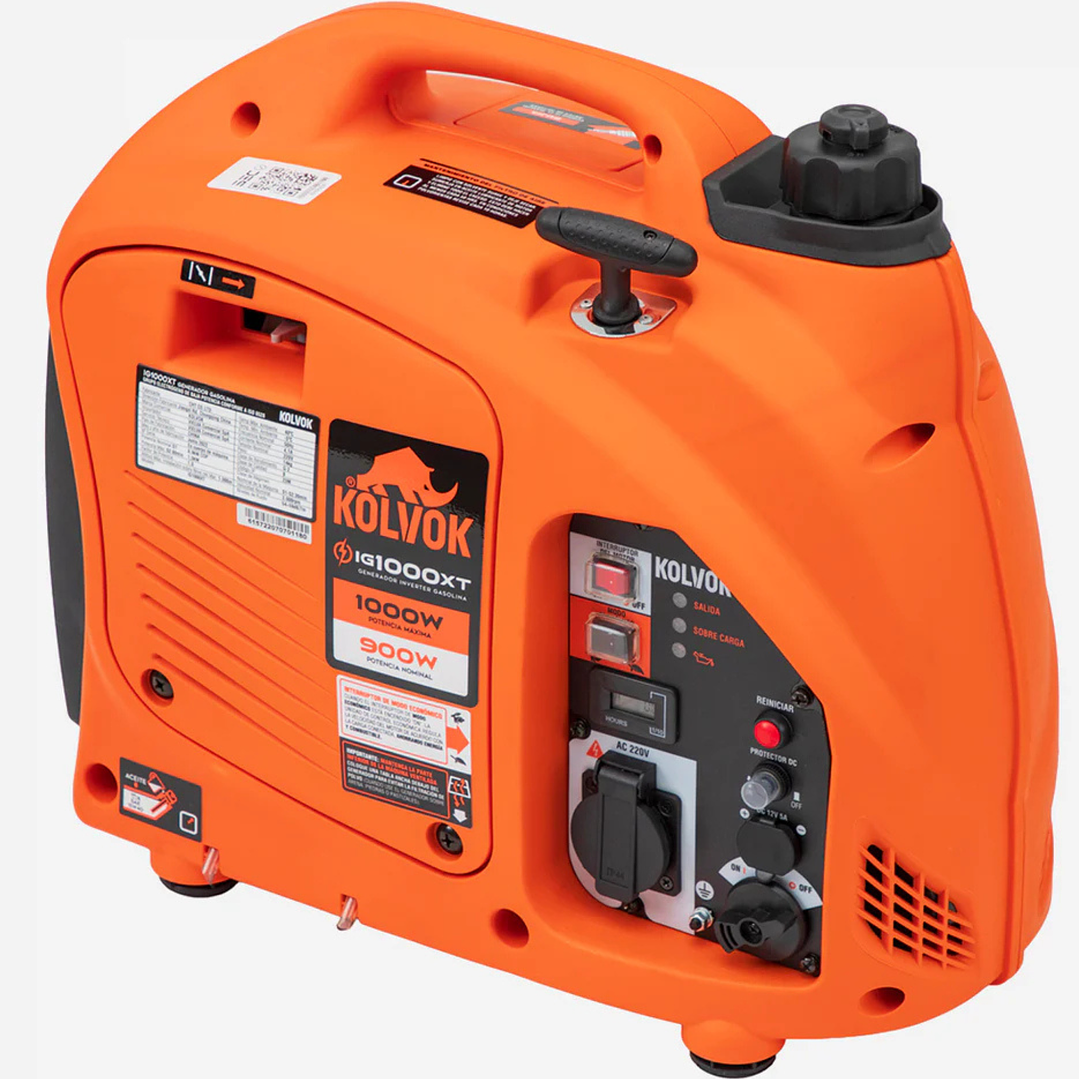 Generador Eléctrico Gasolina Inverter 1 kVA KOLVOK IG1000XT 220V Silencioso 1