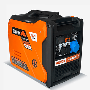 Generador Eléctrico Gasolina Inverter 5.5 kVA KOLVOK iG5500XT 220V Silencioso