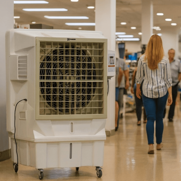 Enfriador Evaporativo Krafter JH22 22.000 m³/h 220V con Filtro Iónico 2