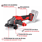 Esmeril Angular Inalámbrico Einhell TE-AXXIO 18/115 + Batería 4,0Ah y Cargador. - Miniatura 5