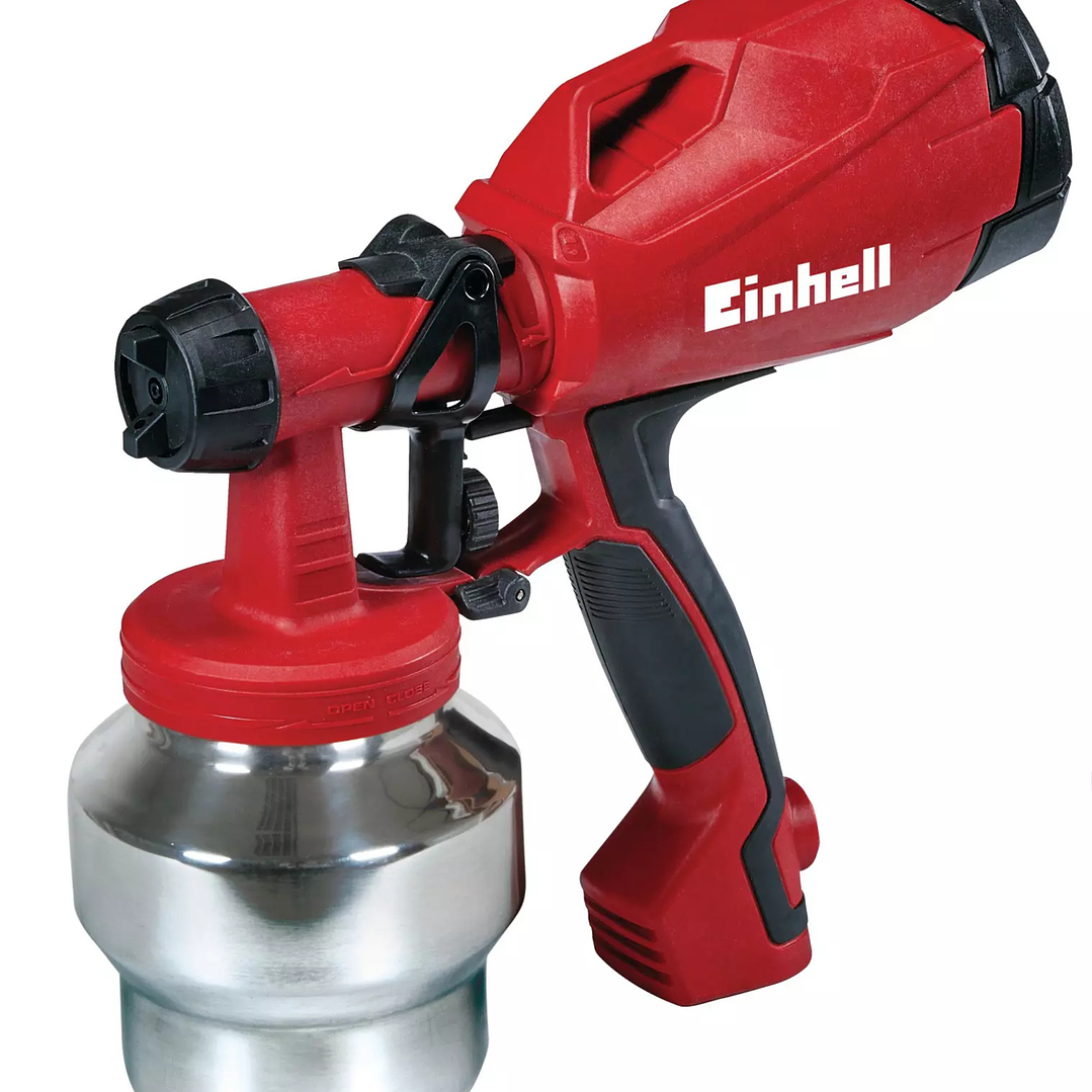 Pistola de Pintura 1 Litro 500 Watts TC-SY 500S Einhell Rojo 5