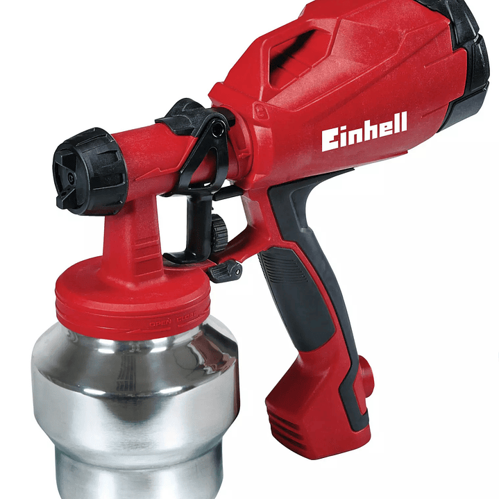 Pistola de Pintura 1 Litro 500 Watts TC-SY 500S Einhell Rojo 5