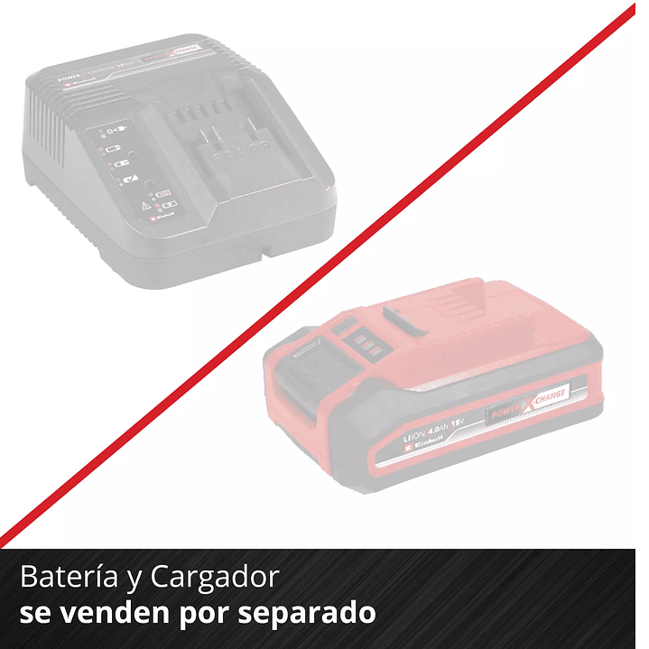 Sierra de Banda Inalámbrica + Base TE-MB 18/127 U LI-Solo Einhell 3