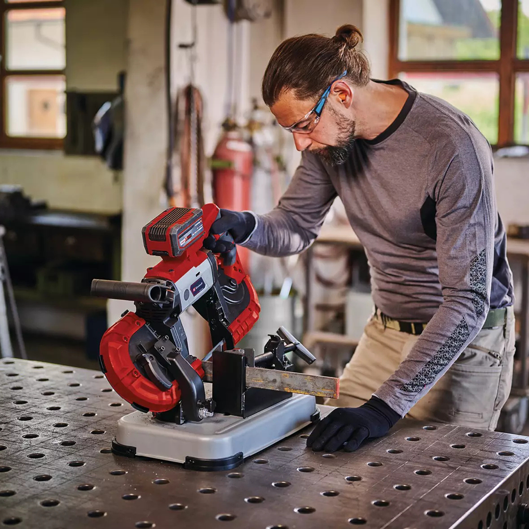 Sierra de Banda Inalámbrica + Base TE-MB 18/127 U LI-Solo Einhell 7