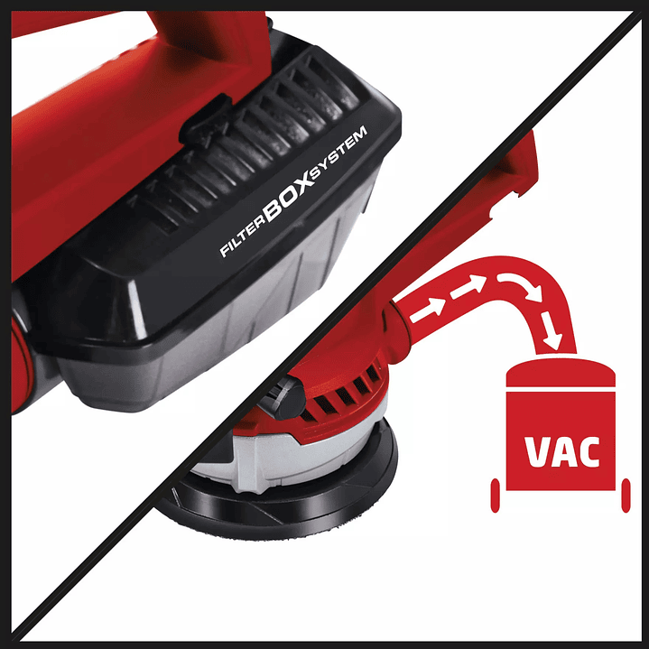 Lijadora Excéntrica 5'' 400 Watts TE-RS 40 Einhell 4