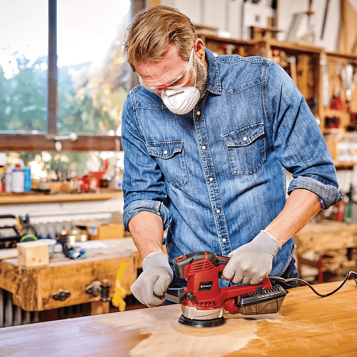 Lijadora Excéntrica 5'' 400 Watts TE-RS 40 Einhell 7