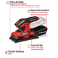 Lijadora Orbital Inalámbrica 18V 187X97mm TC-OS 18/187 Li Solo Einhell - Miniatura 2