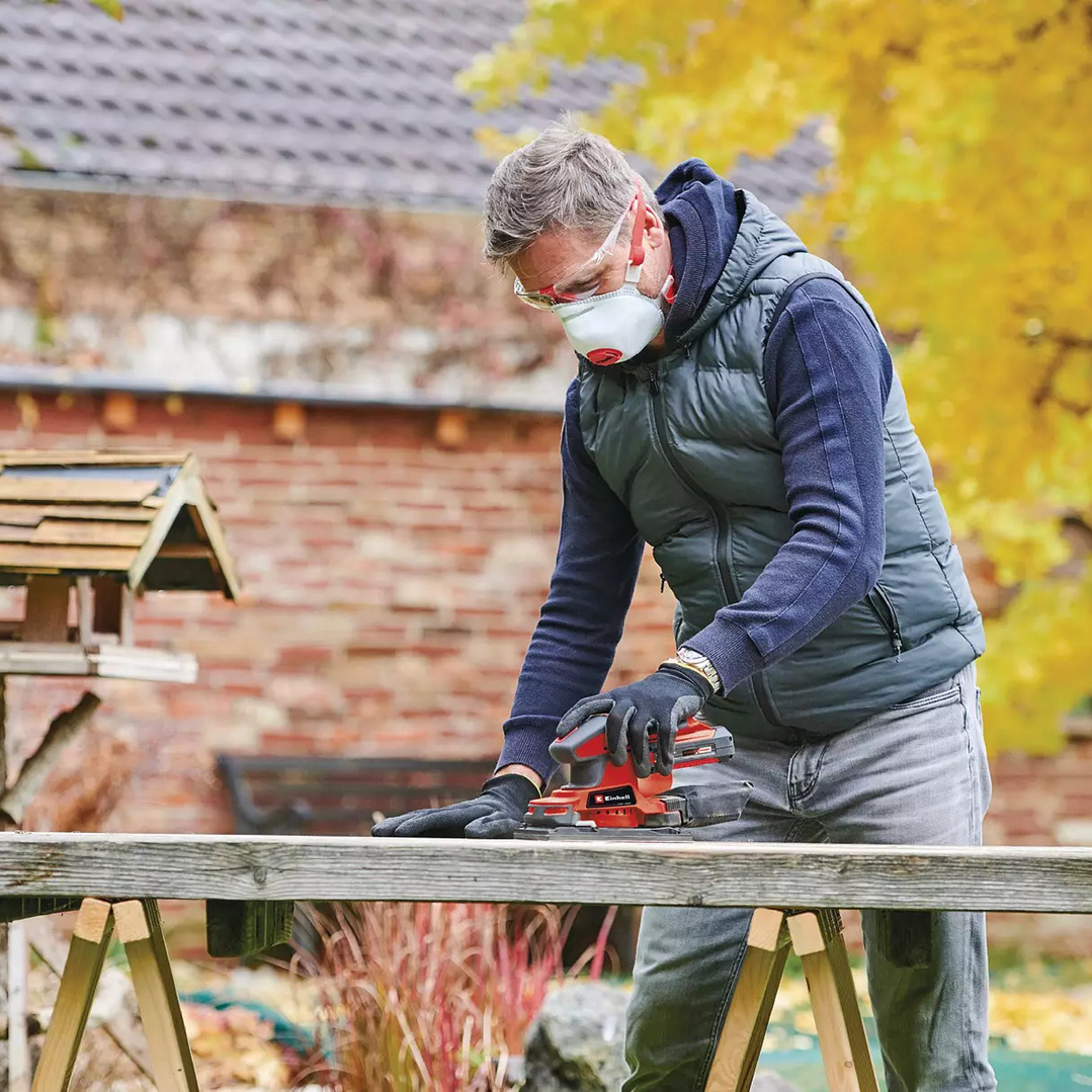 Lijadora Orbital Inalámbrica 18V 187X97mm TC-OS 18/187 Li Solo Einhell 5