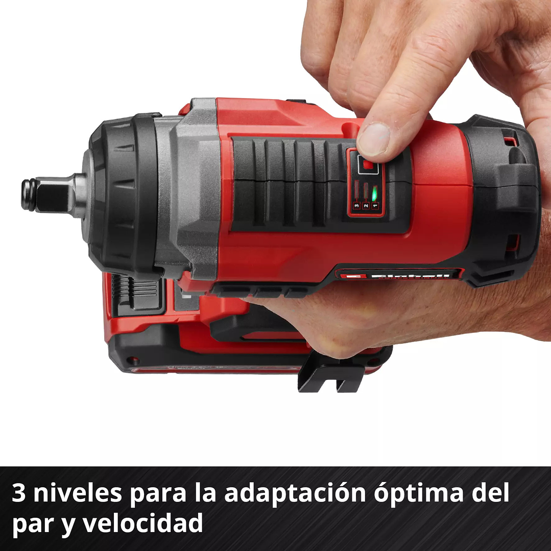 Llave de Impacto Inalámbrica 18V 0-2100 Min-1 400 Nm Toma 1/2'' IMPAXXO 18/400 Einhell 4