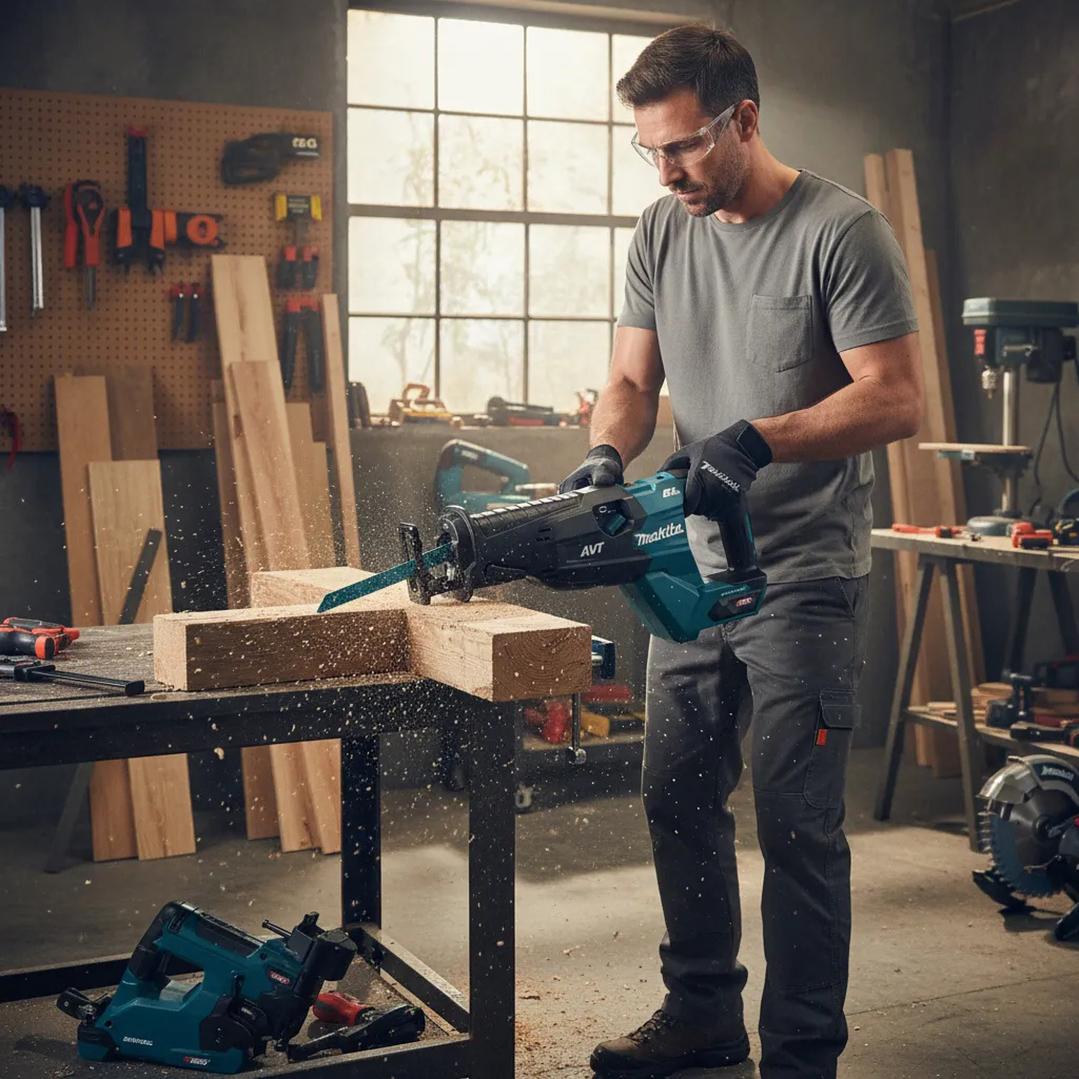 Sierra Sable Inalambrica 40v Xgt - Jr002gz (Makita) 3