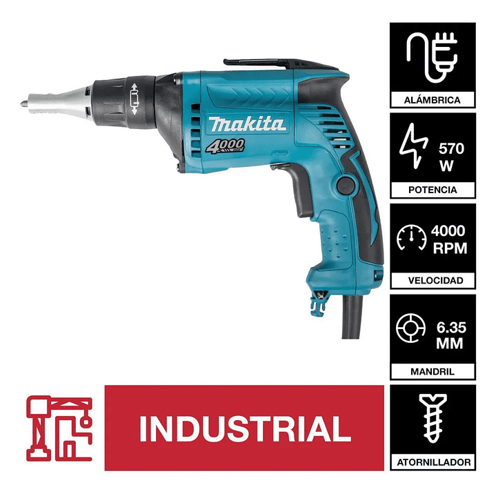 Atornillador 570w Fs4200 Makita 4