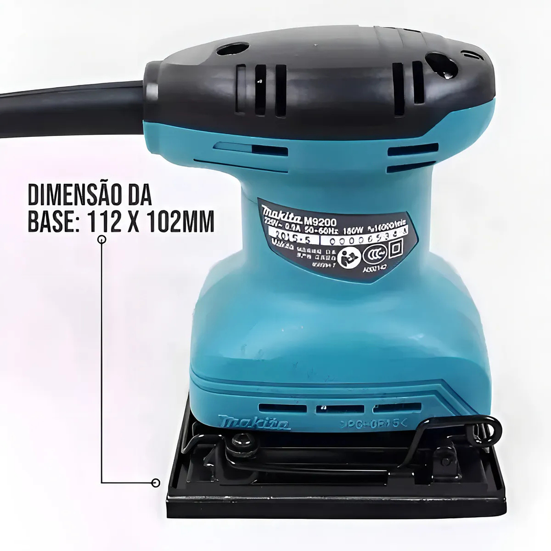 Lijadora Orbital M9200B 180W Mt Makita 4
