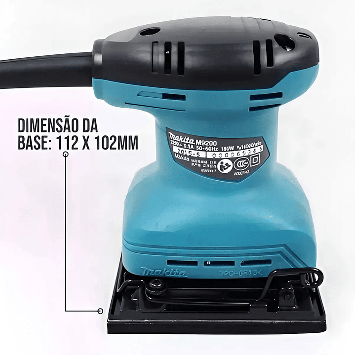 Lijadora Orbital M9200B 180W Mt Makita 4