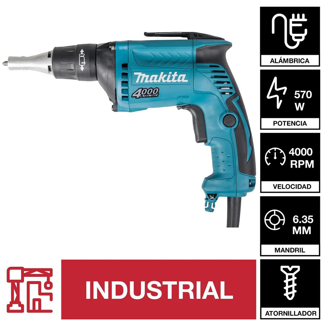 Atornillador Eléctrico 570 Watts FS4000 Makita 5