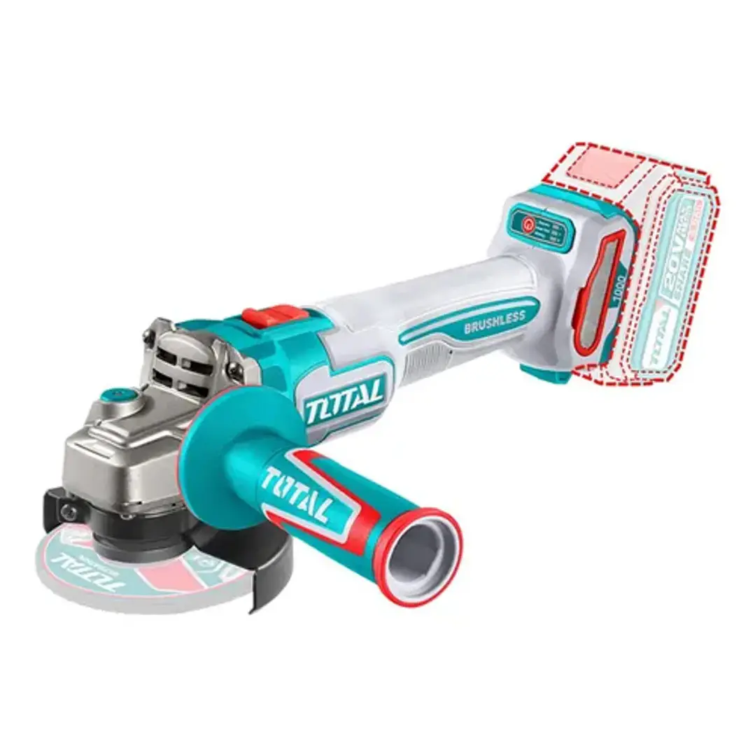 TOTAL KIT LLAVE IMPACTO + ESMERIL + LAMPARA 20V # TOSLI250593 3