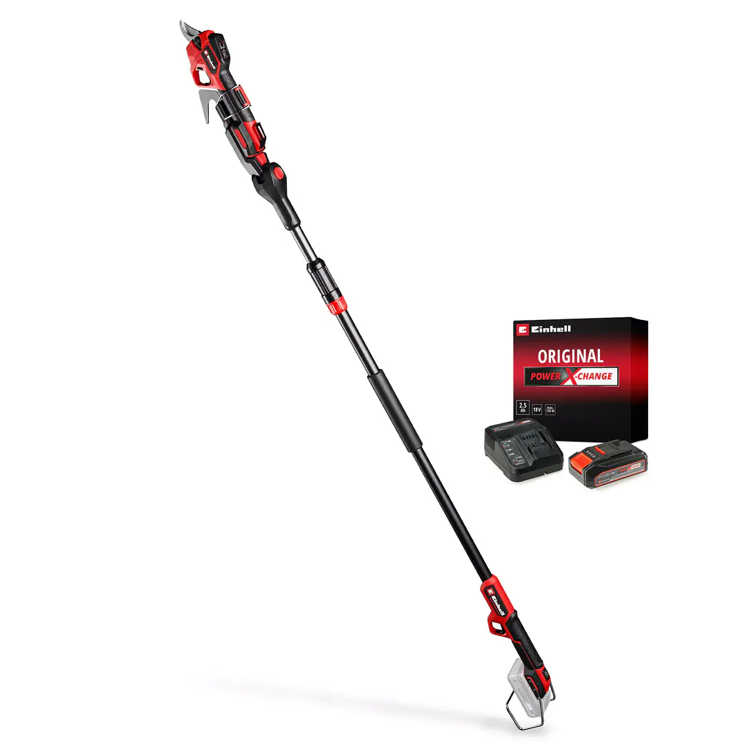 Tijera de Podar Inalámbrica Einhell GP‑LS 18/28 Li T BL + Starter Kit 2,5Ah 1