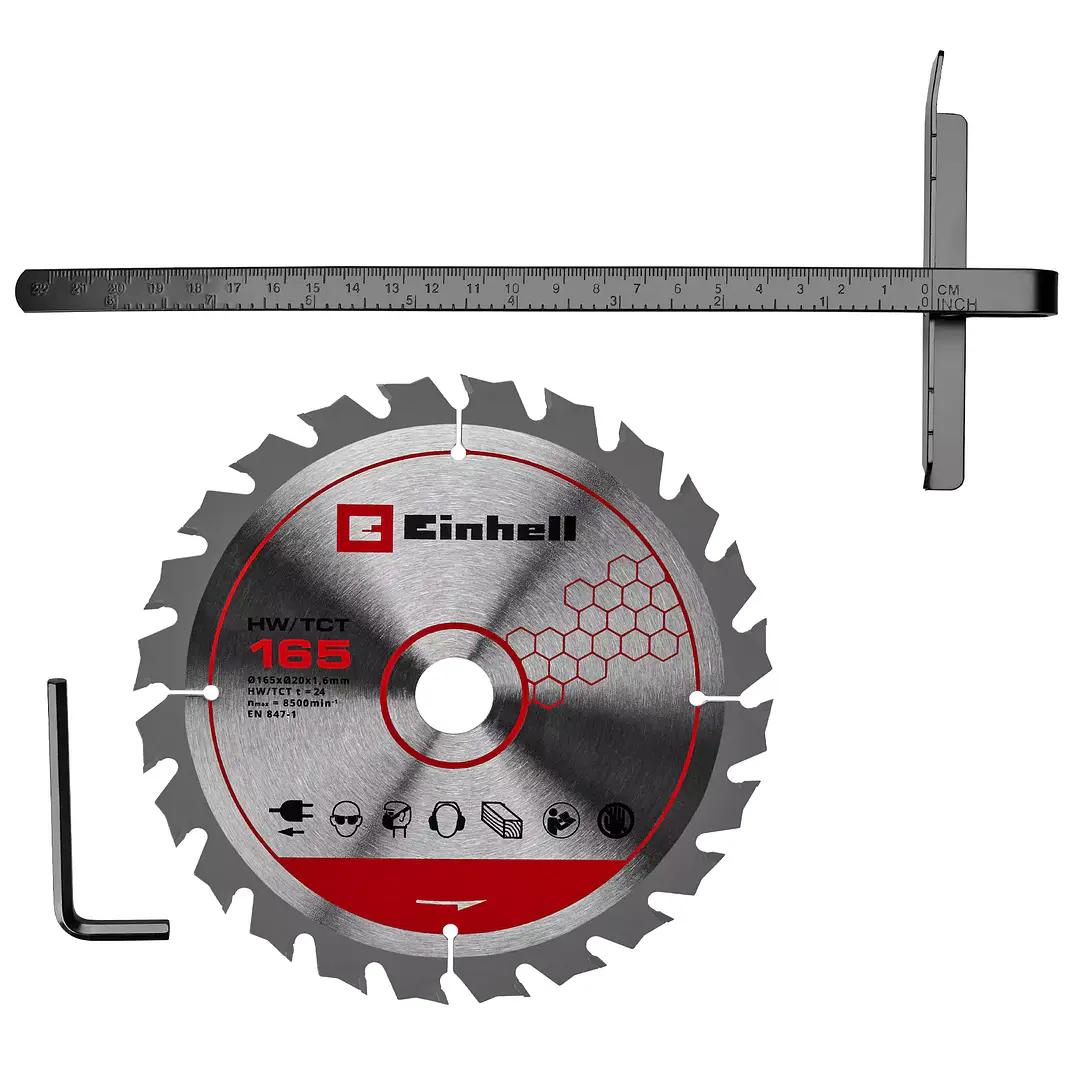 Sierra Circular Inalámbrica Einhell TE-CS 18/165-2 Li + Starter Kit 18V 4,0Ah 2