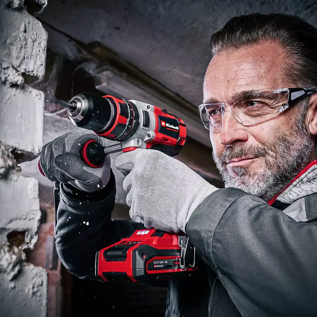 Taladro de Impacto Inalámbrico Einhell TP-CD 18/80 Li-i BL + Starter Kit 18V 4,0Ah Brushless 3