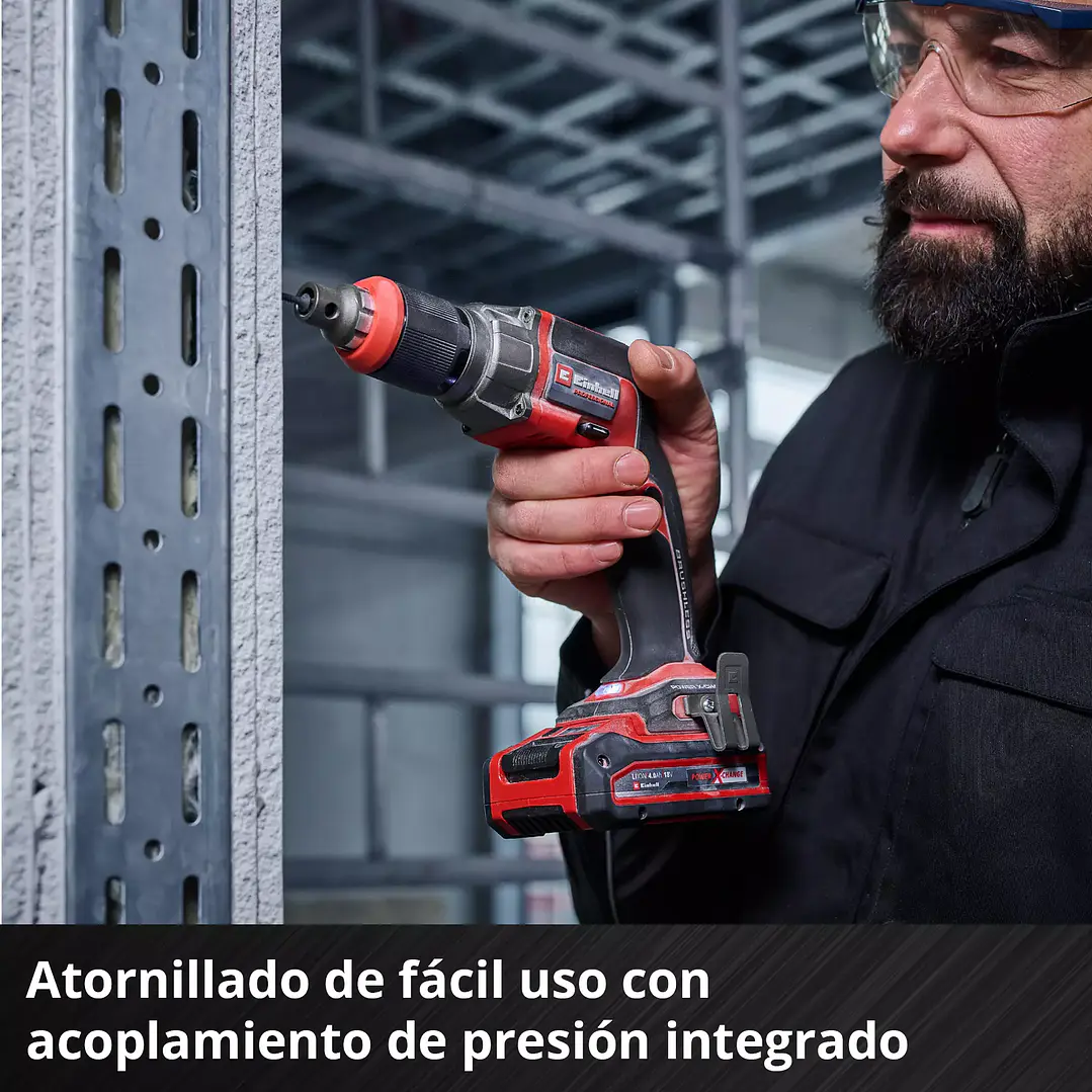 Destornillador inalámbrico panelero TP-DY 18 Li BL Einhell + Starter Kit 18V 4,0Ah 5