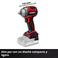 Llave de Impacto Inalámbrica Einhell TP-CW 18/350-C Li BL + Starter Kit 18V 4,0Ah Brushless - Miniatura 6