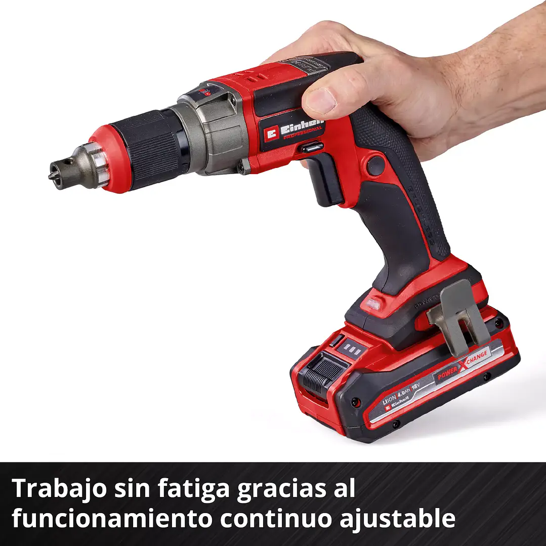 Destornillador inalámbrico panelero TP-DY 18 Li BL Einhell + Starter Kit 18V 4,0Ah 6