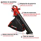 Aspiradora de hojas inalámbrica VENTURRO 18/210 Einhell 18V + Starter Kit 18V 2,5Ah - Miniatura 2