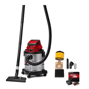 Aspiradora en Seco y Húmedo InalÃ¡mbrica TC-VC 18/20 LI Einhell + Starter Kit 18V 2,5Ah