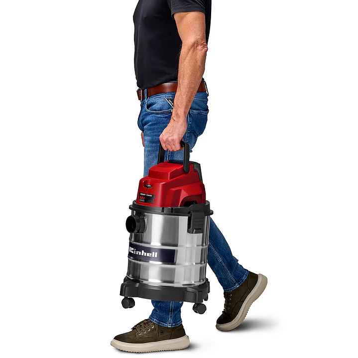 Aspiradora en Seco y Húmedo InalÃ¡mbrica TC-VC 18/20 LI Einhell + Starter Kit 18V 2,5Ah 4