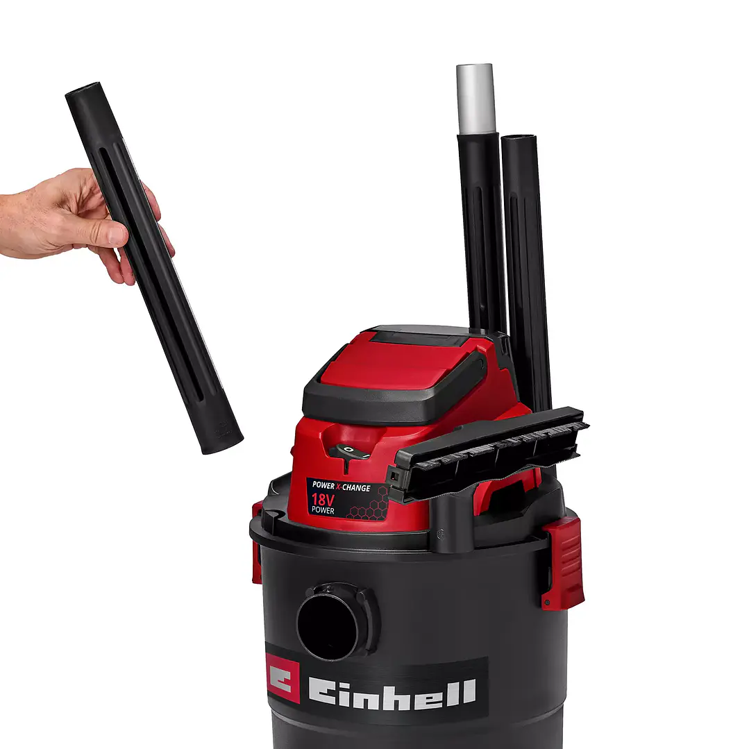 Aspiradora en Seco y Húmedo Inalámbrica 18V Einhell TC-VC 18/15 + Starter Kit 2,5Ah 6