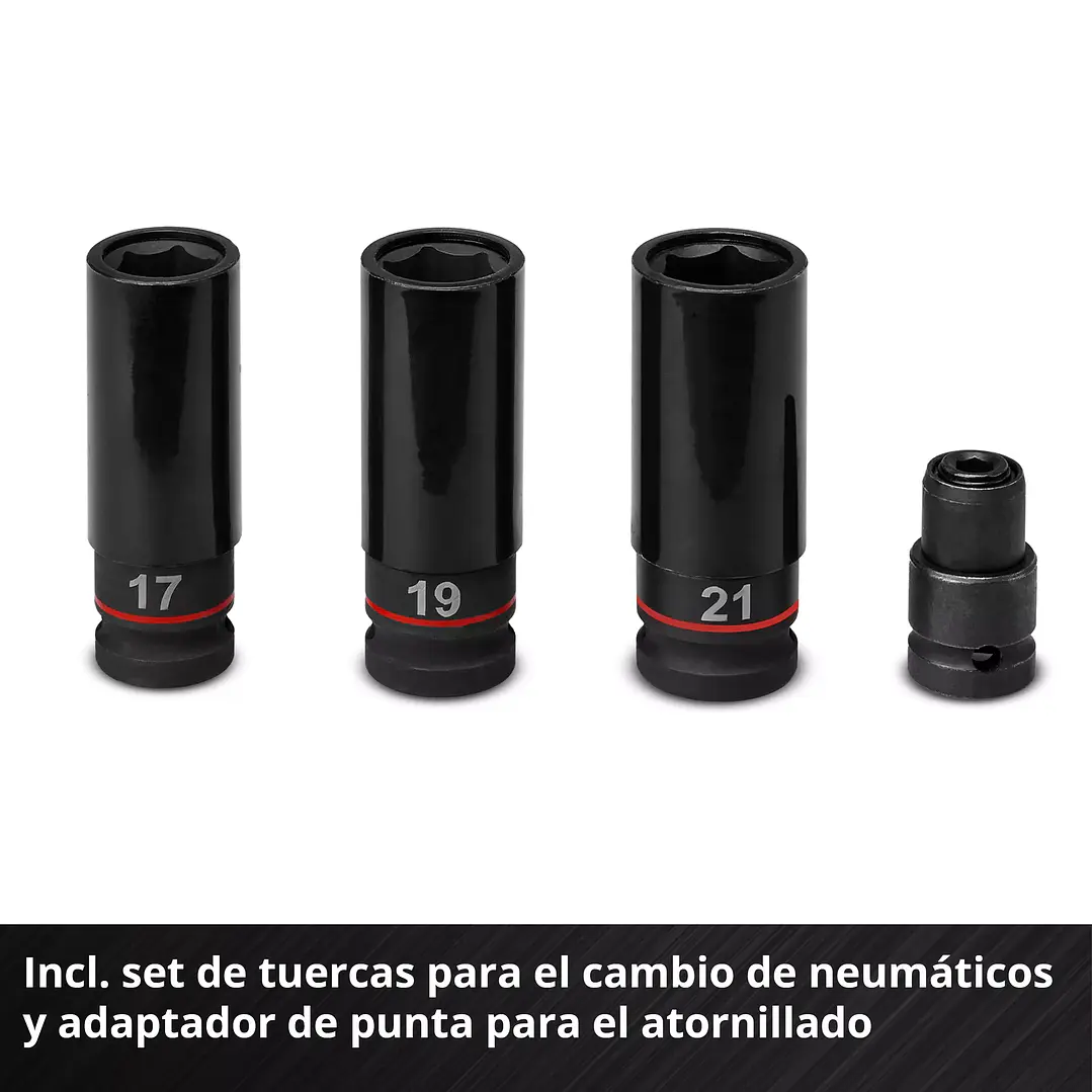 Llave de impacto inalámbrico TP-CW 18/750-C Li BL Einhell + Starter Kit 18V 2,5Ah 5
