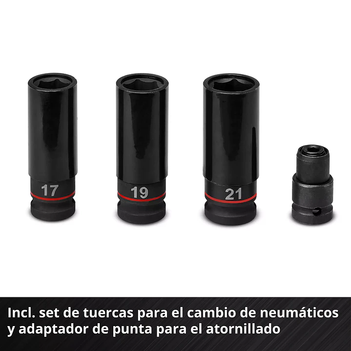 Llave de impacto inalámbrico TP-CW 18/750-C Li BL Einhell + Starter Kit 18V 2,5Ah 5