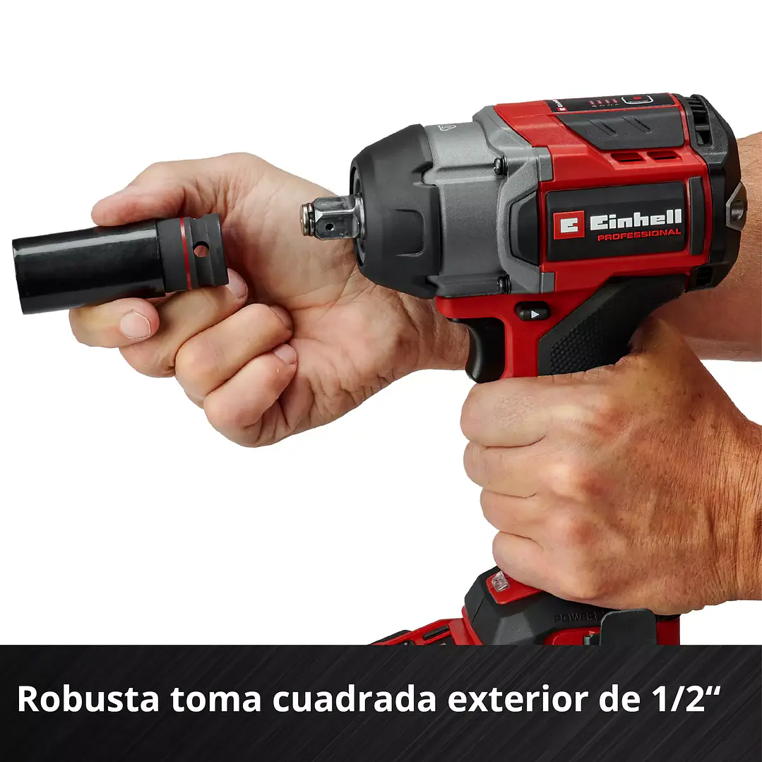 Llave de impacto inalámbrico TP-CW 18/750-C Li BL Einhell + Starter Kit 18V 2,5Ah 7
