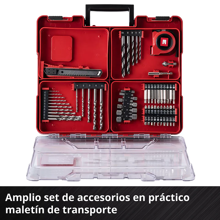 Taladro de Impacto Inalámbrico Einhell TE-CD 18/40 Li-i +64 18V 4