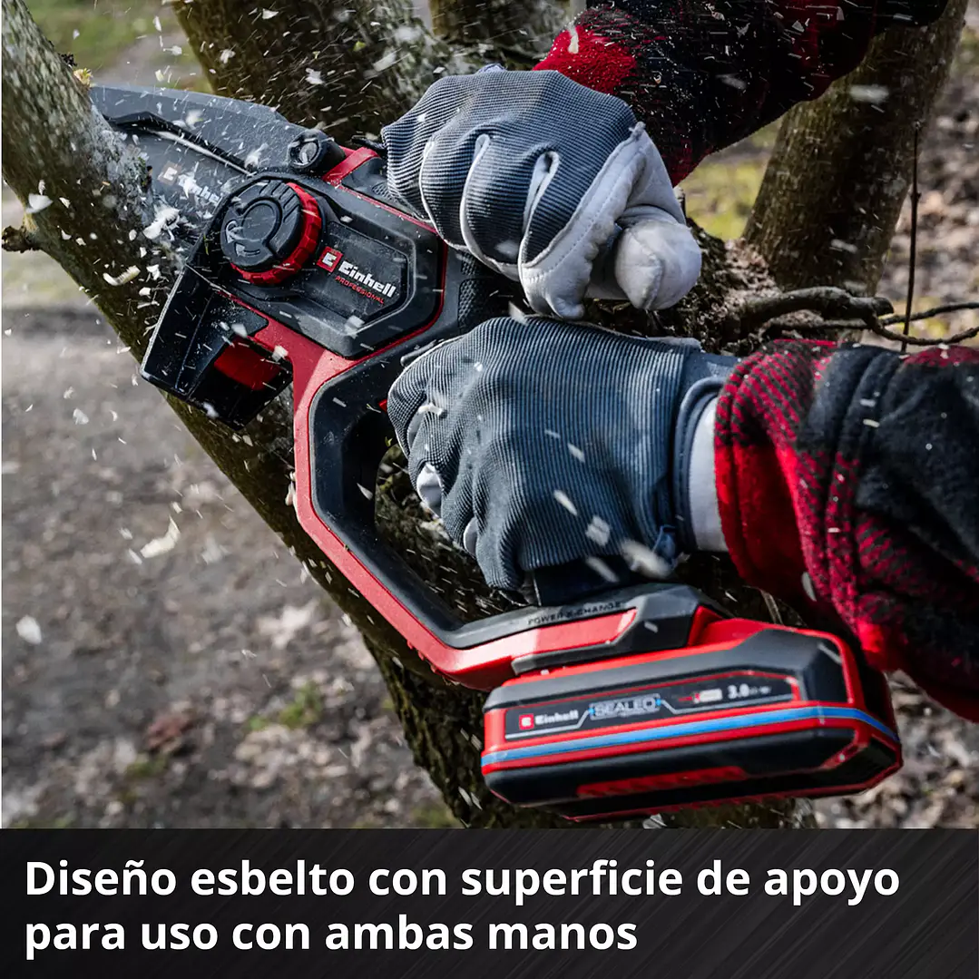 Motosierra Inalámbrica Einhell GP-PS 18/20 Li BL + Starter Kit 18V 4,0Ah 5