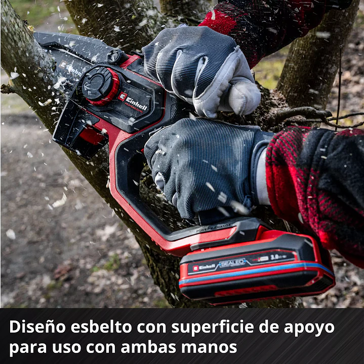 Motosierra Inalámbrica Einhell GP-PS 18/20 Li BL + Starter Kit 18V 4,0Ah 5