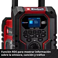 Radio Inalámbrica Einhell TE-CR 18 Li DAB+/FM/BT + Starter Kit 18V 2,5Ah - Miniatura 10