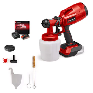 Pistola para pintar inalámbrica TC-SY 18/60 Li Einhell + Starter Kit 18V 2,5Ah