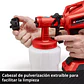 Pistola para pintar inalámbrica TC-SY 18/60 Li Einhell + Starter Kit 18V 2,5Ah - Miniatura 4