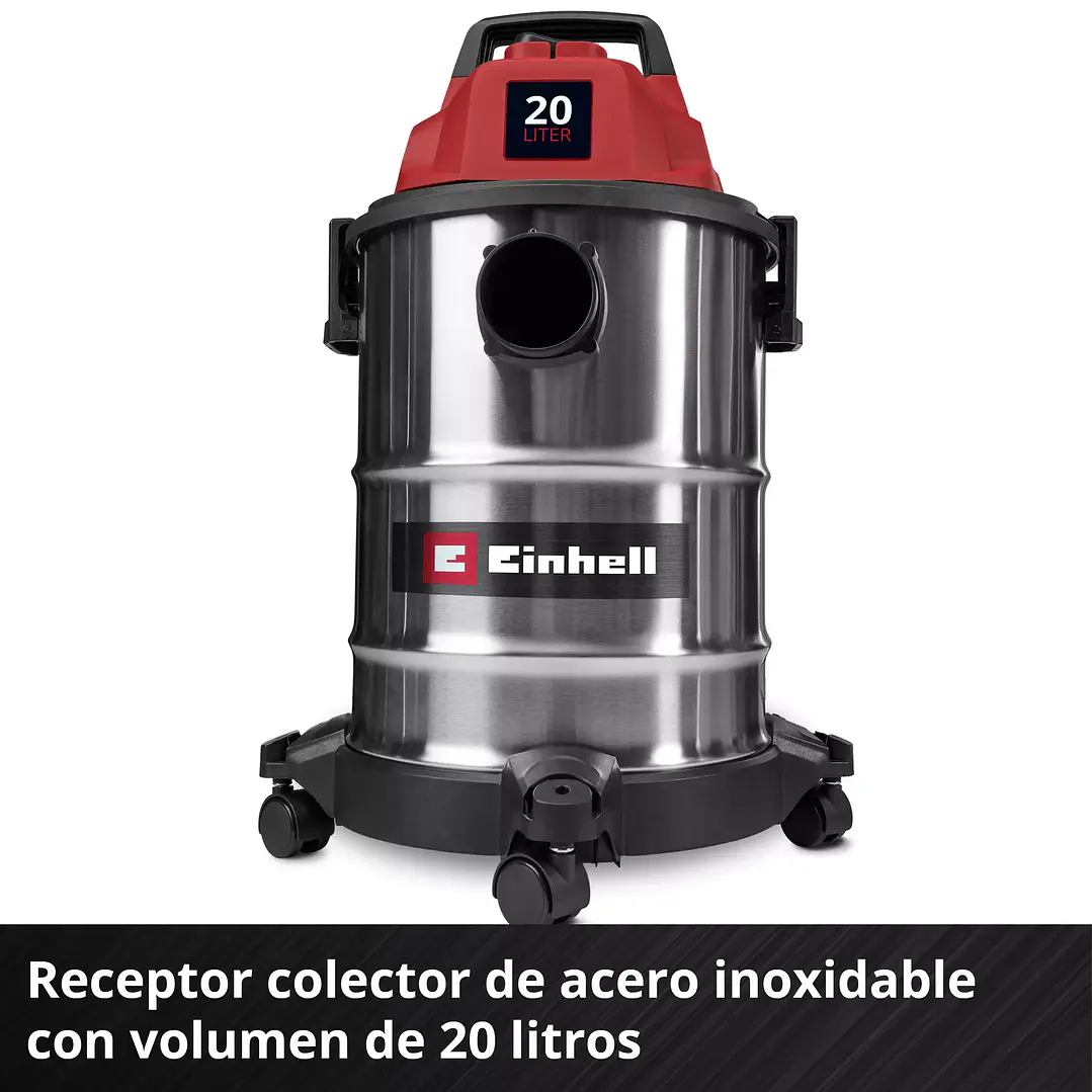Aspiradora eléctrica Seco/Húmedo Einhell TC-VC 2045 S 900 W 20 L 5